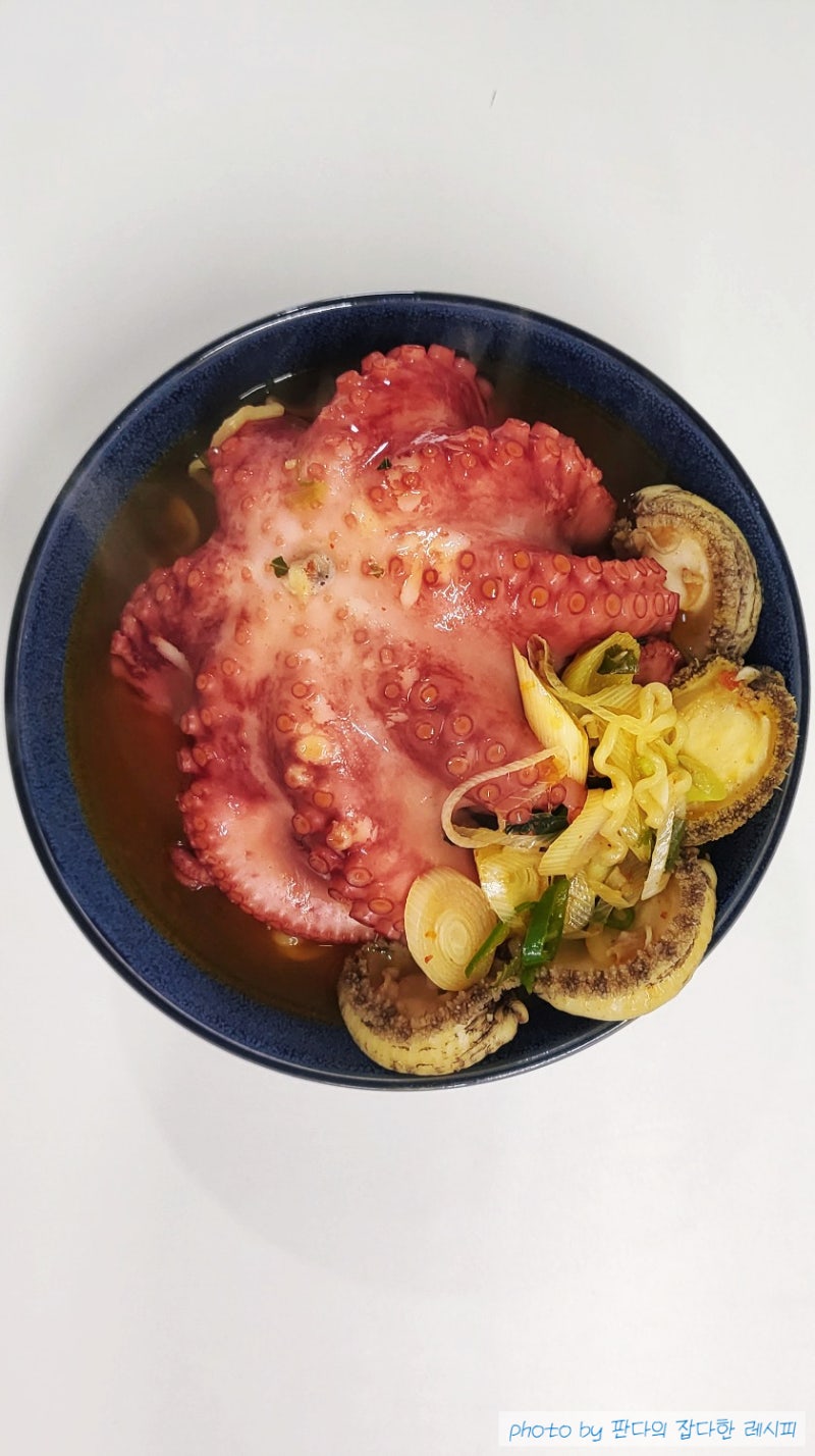 문어전복라면 레시피 말복 메뉴로 Good