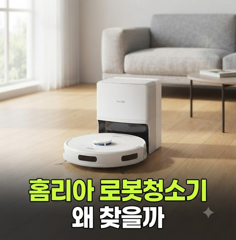 홈리아 로봇청소기 HA-X520WDS 최저가 확인 전 살펴본 장단점