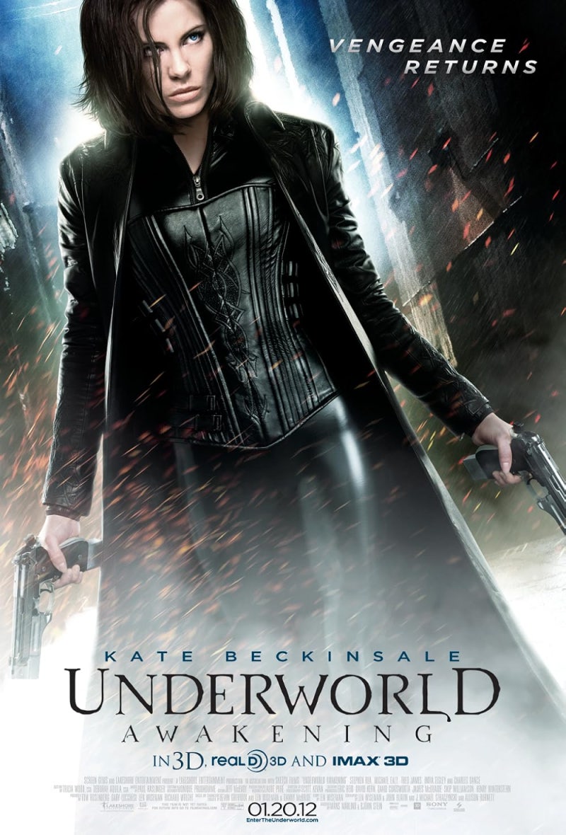 언더월드 4: 어웨이크닝 (Underworld: Awakening 주연 케이트 베킨세일, 인디아 아이슬리, 테오 제임....
