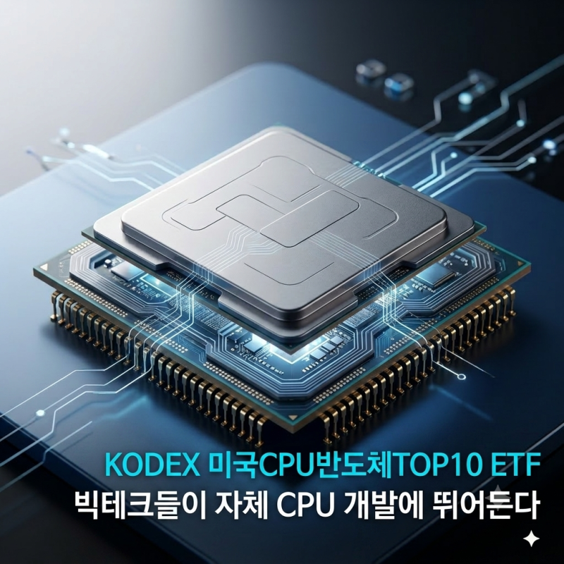 엔비디아, 구글, MS가 남몰래 경쟁 중인 '이것' (ft. KODEX 미국CPU반도체TOP10)