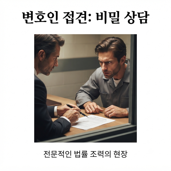 ⚖️ 변호사 만남은 왜 특별할까? 접견의 두 얼굴 : 대부분 유리창 너머로