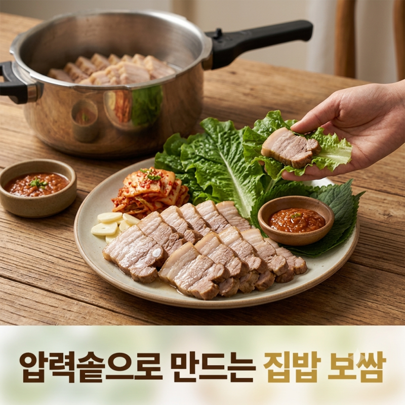 압력솥으로 만드는 집밥 보쌈