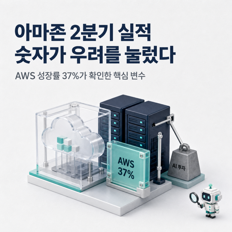 "숫자가 우려를 눌렀다" 아마존 2분기 실적에서 확인한 핵심 변수