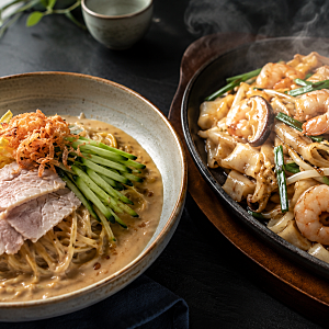 땅콩버터와 국수의 미친 조합! 차가운 '땅콩비빔면' & 불맛 폭발 '중국식 볶음국수' 황금비법
