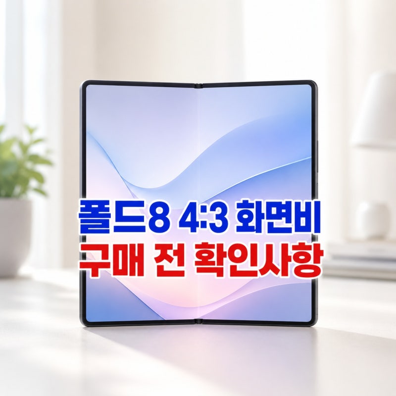 갤럭시 Z 폴드8 자급제 가격, 사전구매 전에 꼭 비교할 혜택 4가지