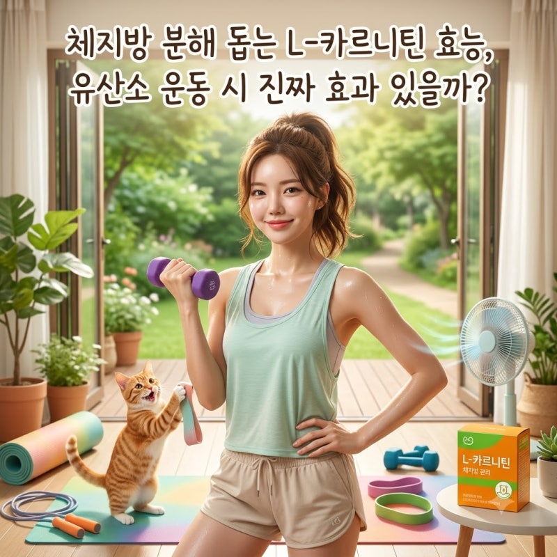 체지방 분해 돕는 L-카르니틴 효능, 유산소 운동 시 진짜 효과 있을까?