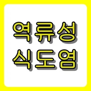 역류성 식도염 증상 완화 방법 5가지! 목이물감·가슴통증 원인부터 헹 팁까지 총정리