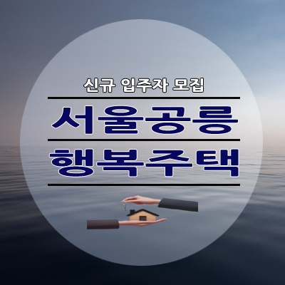 노원구 서울공릉 신혼희망타운 행복주택 59형 60세대 청약 정보