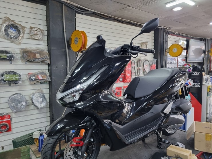 HONDA PCX125 튜닝 및 배달셋팅작업기 부산 동구 좌천동 "S모터스"