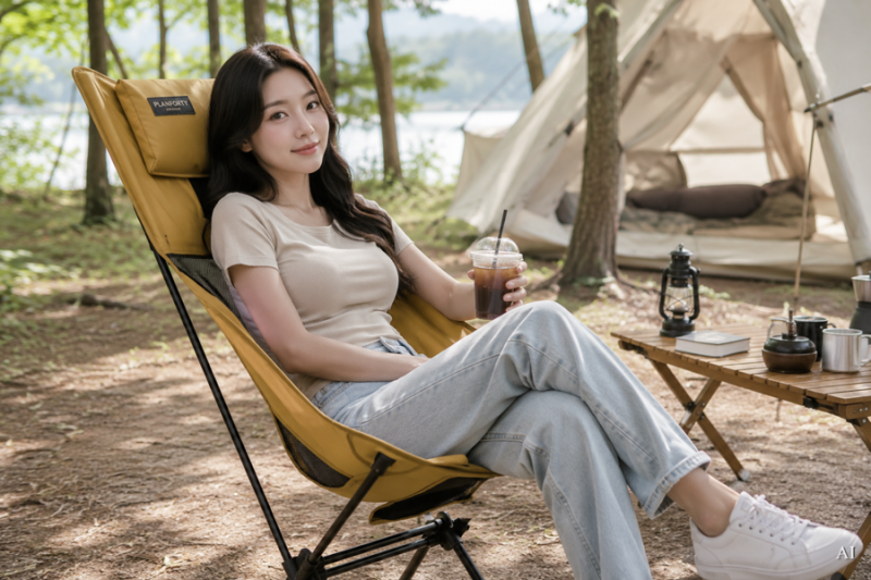 캠핑의자 오래 앉아보니 등받이가 중요했던 이유, 플랜포티 롱릴렉스체어