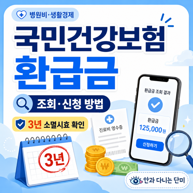 국민건강보험 환급금 조회 방법｜대상자 확인부터 신청 기간·소멸시효까지 총정리