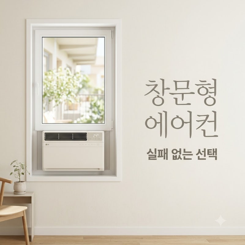 창문형 에어컨 추천 및 소음 설치 완벽 가이드: 삼성 LG 파세코 비교