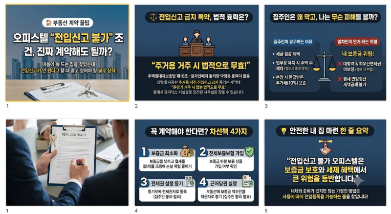 오피스텔 전입신고 불가 특약, 보증금 지키는 대처법