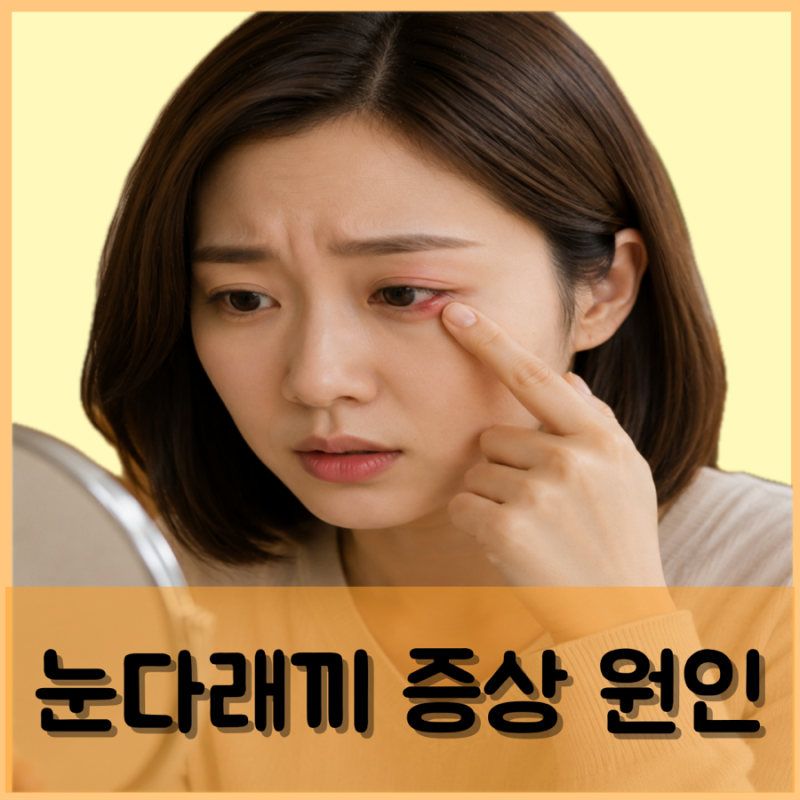 눈다래끼 증상 원인 치료 관리법