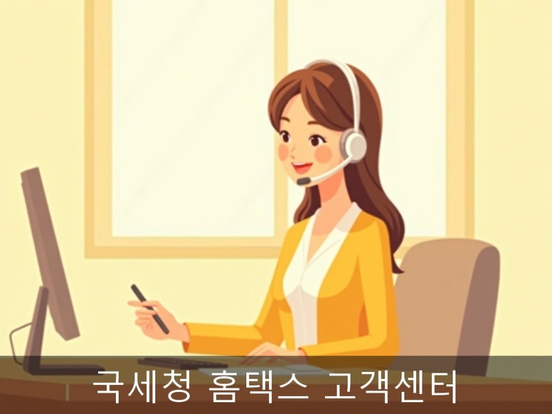 국세청 홈택스 고객센터 126 상담 연결 모르면 손해