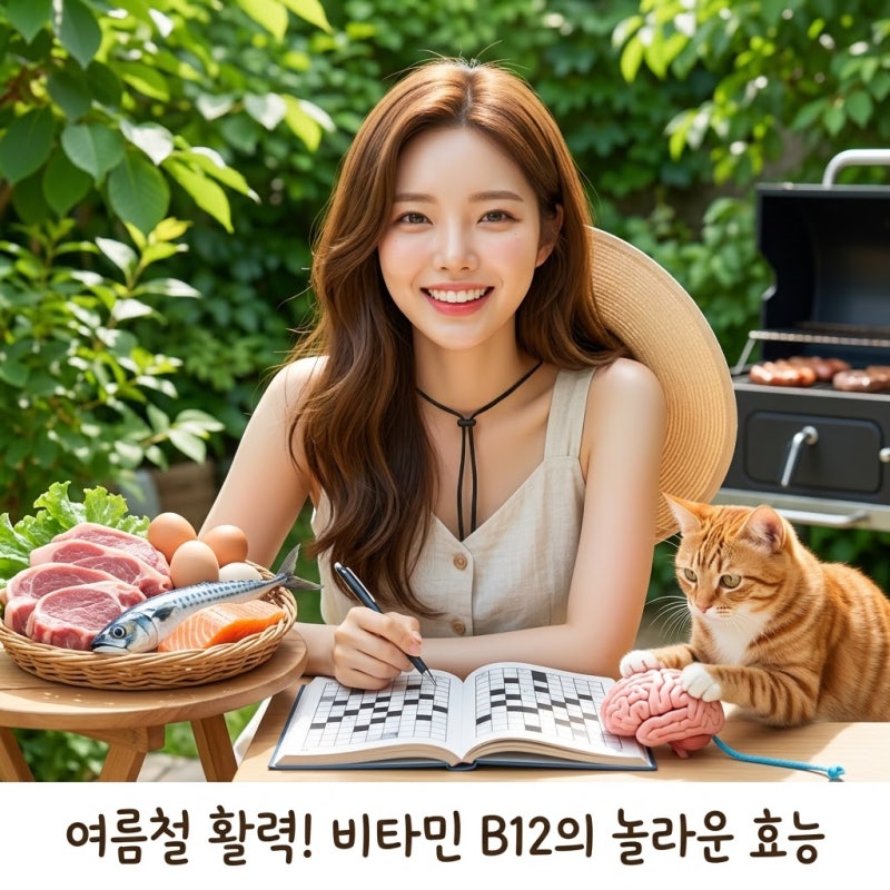적혈구 생성과 신경 세포 보호를 돕는 필수 영양, 비타민 B12 효능의 중요성