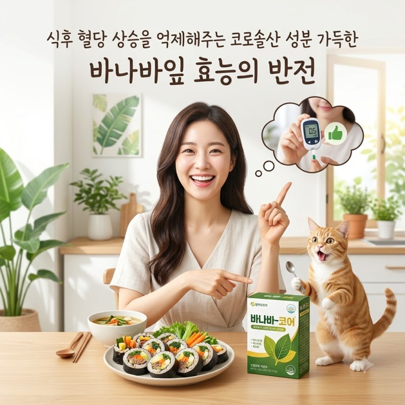 식후 혈당 상승을 억제해주는 코로솔산 성분 가득한 바나바잎 효능의 반전