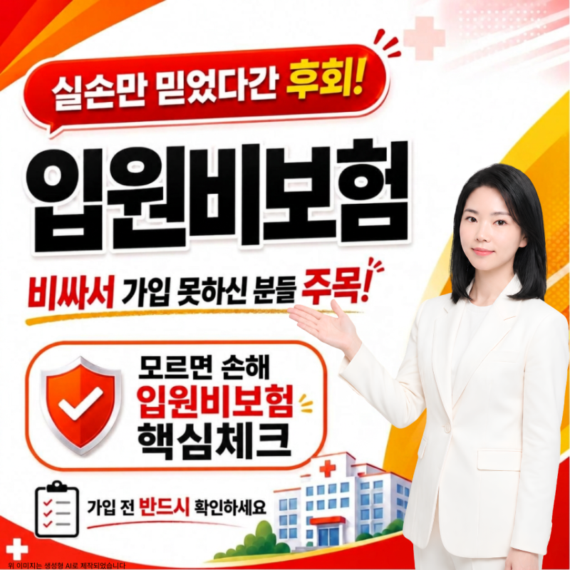 입원비보험이 꼭 필요한 이유 가입 전 필수 체크 리스트