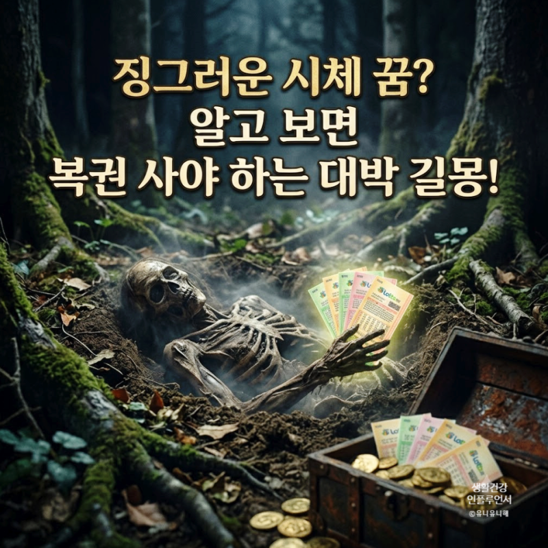 시체나오는꿈, 죽은 시체보는꿈 흉몽일까? 시체꿈 해몽과 심리적 의미