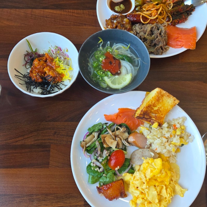 호텔 조식 돈 아깝다던 짝꿍이 두그릇 먹은 곳! 여수 헤이븐 호텔 조식 다온 레스토랑 솔직후....