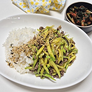 애호박 요리 추천 메뉴, 소고기 애호박 덮밥 레시피, 맛있는 한 그릇 메뉴 애호박 소고기 덮....