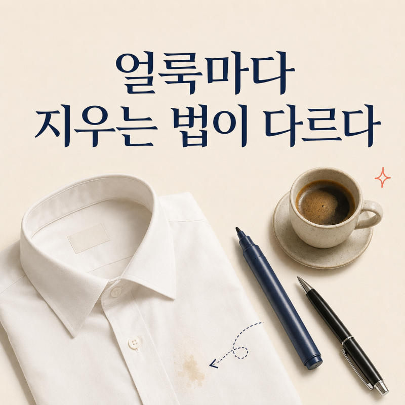 네임펜지우는법, 볼펜자국지우는법 커피얼룩지우는법 총정리