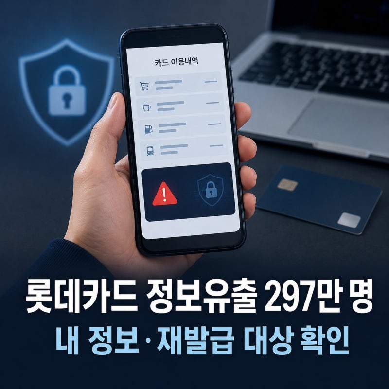 롯데카드 정보유출 297만 명, 내 정보 유출 확인·카드 재발급 대상과 보상 방법