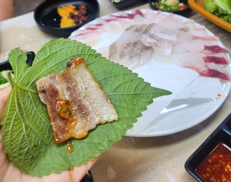 울산 농수산물도매시장 회센터 후기｜회와 삼겹살을 함께 먹는 현지인 추천 맛집