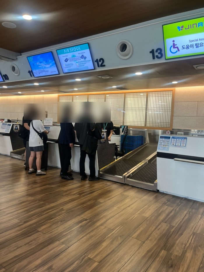 김포공항 에어서울 항공기 결항 쿠폰 (엔젤리너스 카페)