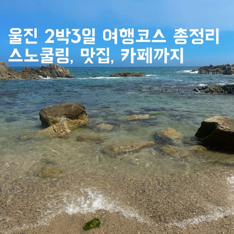 울진 2박3일 여행 코스 추천｜스노클링 명소, 성류굴, 맛집, 카페 총정리