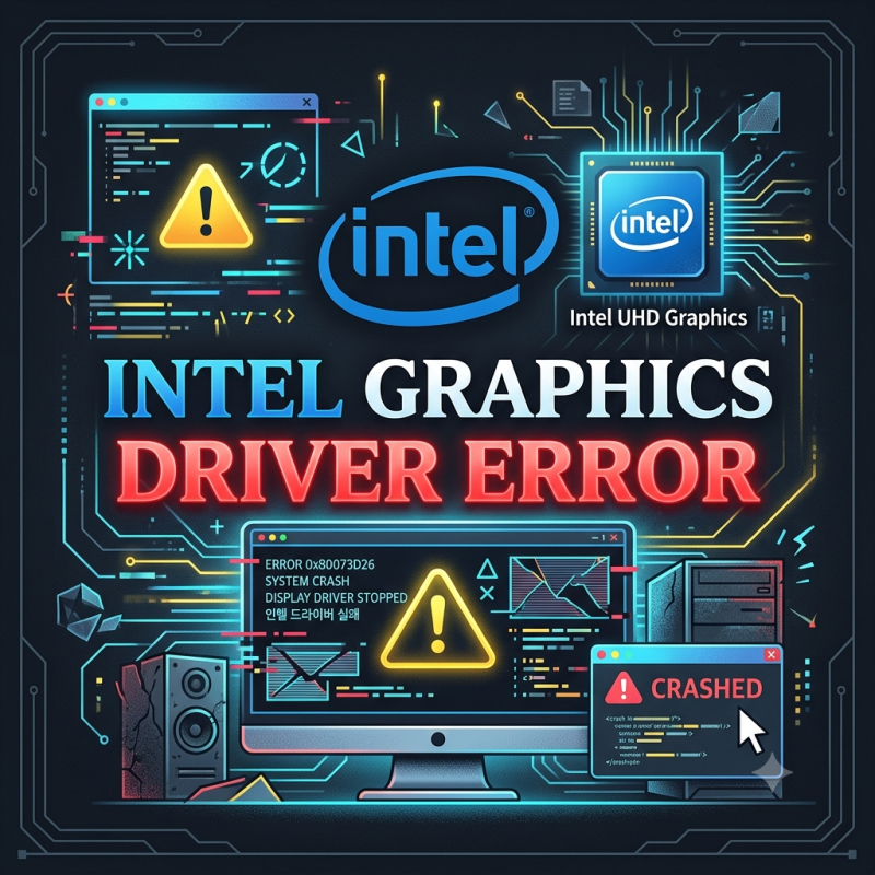 Intel 그래픽 드라이버 오류 해결 방법