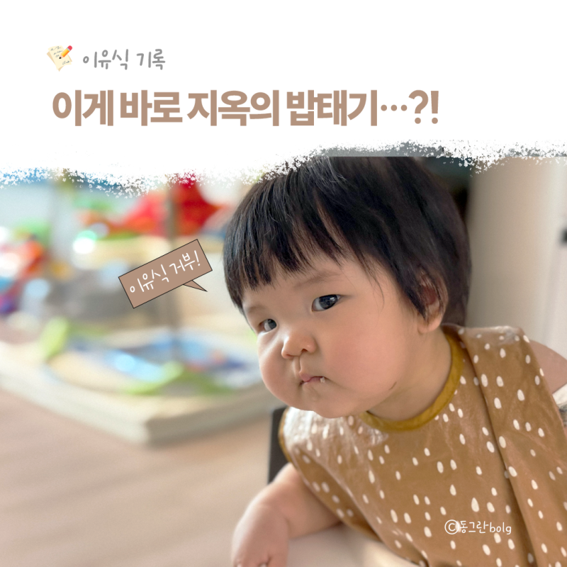 올 게 왔구나.. 잘 먹던 9개월 아기에게 찾아온 이유식 밥태기