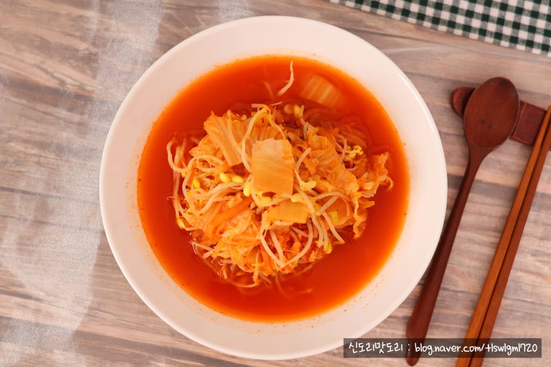 김치콩나물국 레시피 속 풀리는 얼큰 콩나물국 비결 쉬운 김치국 끓이는법