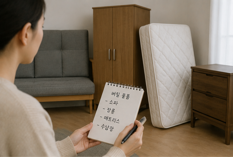 대형 폐기물 스티커 인터넷 발급 방법 및 편의점 가격표 프린터 없을 때 작성법