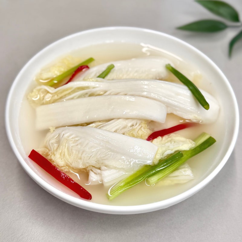 "배 음료" 백김치 담그는방법, 갈아만든 배와 밀가루풀 활용 레시피