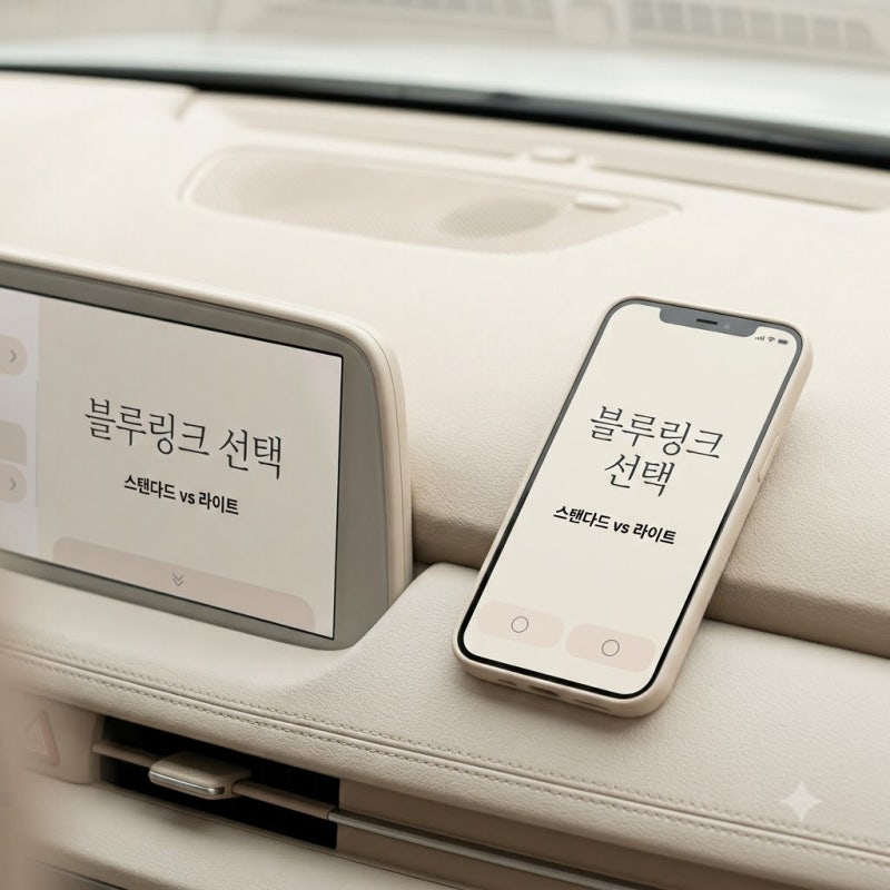 블루링크 5년 만료 후 스탠다드 vs 라이트 선택 가이드: 내게 맞는 서비스는?