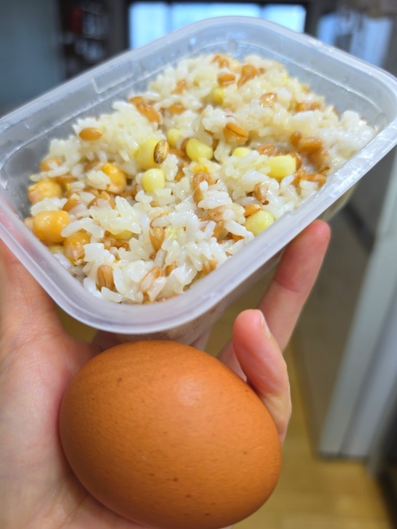 찬밥으로 죽 끓이기 '초간단 계란죽 레시피'
