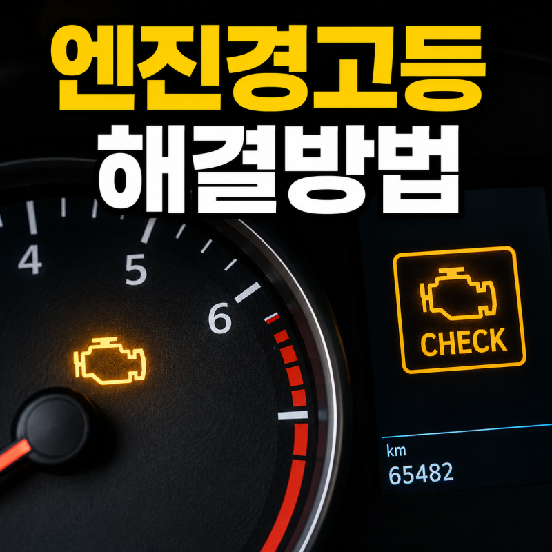 자동차 엔진경고등이 켜졌다면? 원인부터 해결방법까지 총정리