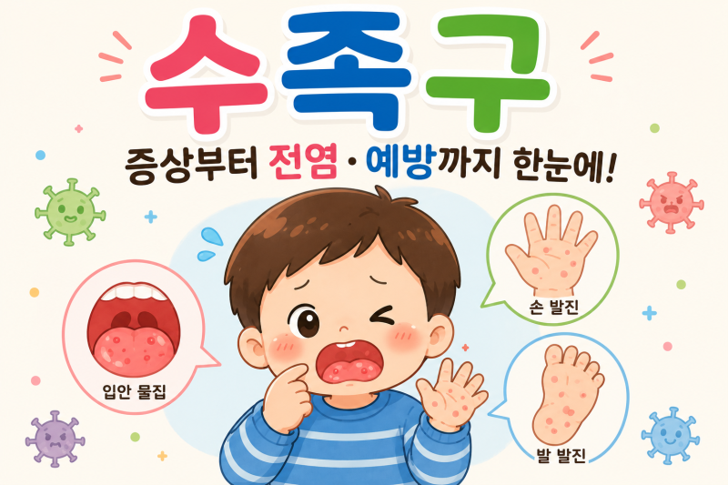 수족구란? 증상부터 전염 격리기간 등원까지 한 번에 총정리