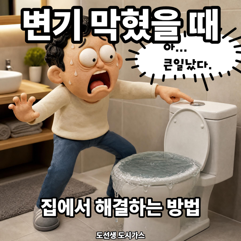 변기 막혔을 때 뚫는 방법 7가지｜물 안 내려갈 때 절대 하면 안 되는 행동