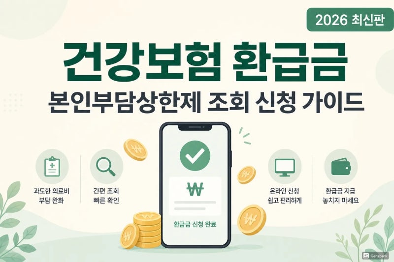 "1인 평균 135만원" 건강보험 환급금, 놓치면 3년 뒤 사라집니다