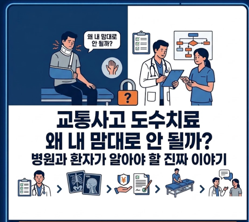 자동차사고보험 도수치료 왜 내 맘대로 안 될까? 환자가 알아야 할 진짜 이야기