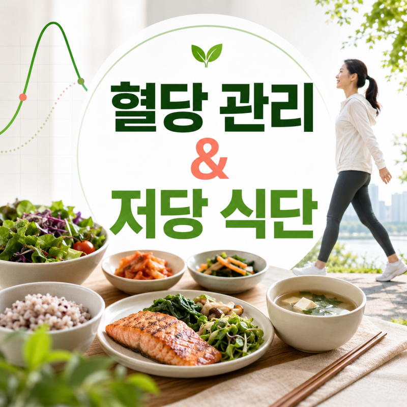 혈당 관리와 저당 식단, 혈당 스파이크를 줄이는 현실적인 방법