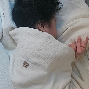 아기 여름 이불 모달 거즈 블랭킷 신생아때부터 좋아한 이유가 있네
