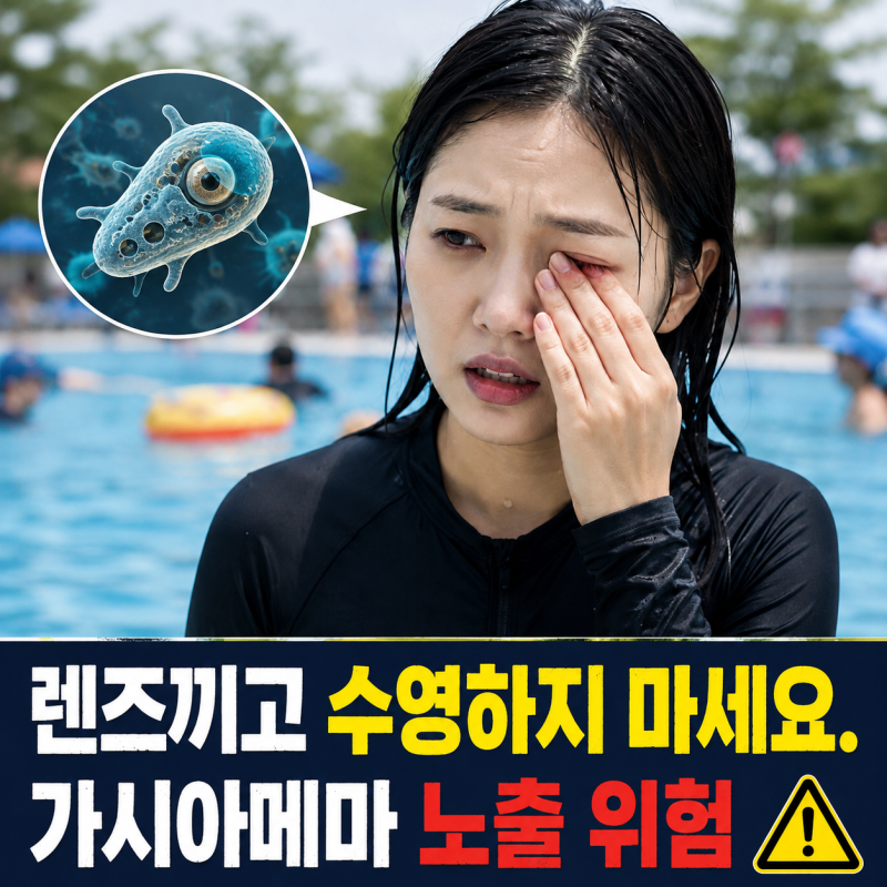 “물안경 써도 안심 못한다”… 렌즈 낀 눈 노리는 가시아메바 '실명 위험'까지