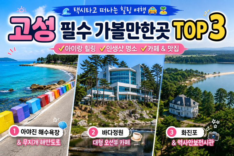 강원도 고성 가볼만한곳 TOP 3! 실패 없는 고성 여행 필수 코스 (아야진해수욕장/바다정원/화....