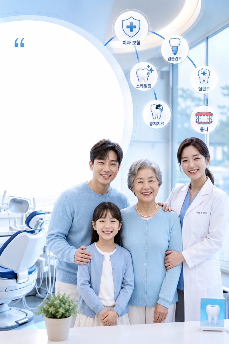 치과 건강보험 총정리! 연령별 꼭 챙겨야 하는 보험진료, 연령별 정리했습니다.