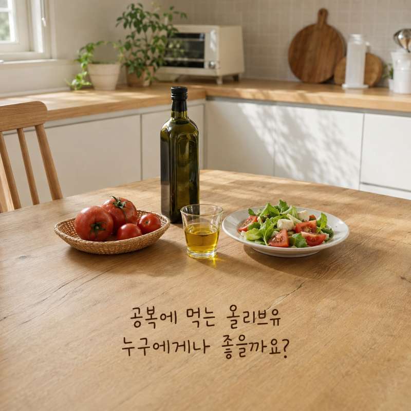 공복에 먹는 올리브유 효능 누구에게나 좋을까요?
