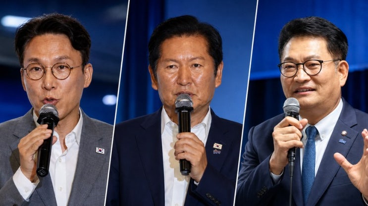 <b>김민석</b> "7%p까지만 밀리면 이깁니다" 선언…민주당 <b>경선</b> 1차전, 숫자....