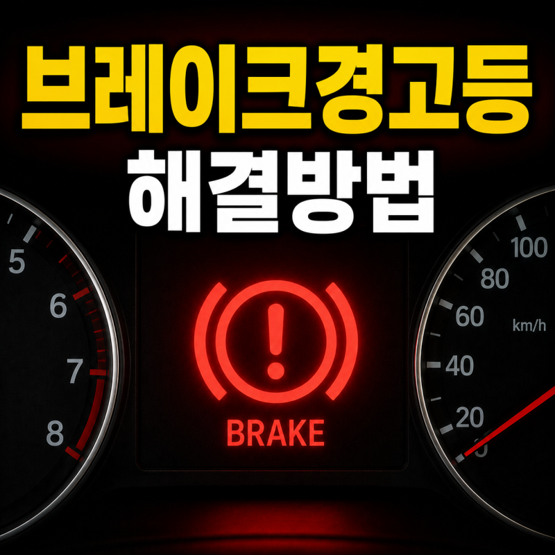 브레이크 경고등이 켜졌다면? 원인부터 해결방법까지 총정리